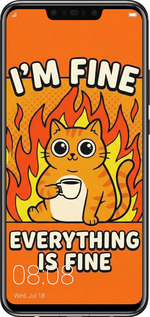 Силіконовий чехол Funny Cat для Huawei Nova 3 - 6786u-1535 изображение 