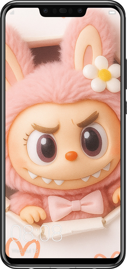 Силіконовий чехол Лабубу 2 для Huawei Nova 3 - 6710u-1535 изображение 