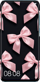 3D пластиковый матовый чехол Coquette Ribbons Dark Coquette для Huawei Nova 4 - 6767m-1632 изображение 