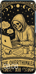 3D пластиковый матовый чехол The Overthinker для Huawei Nova 4 - 6774m-1632 изображение 