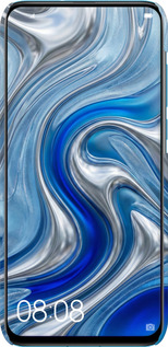 3D пластиковый матовый чехол Liquid Chrome для Huawei Nova 4 - 6781m-1632 изображение 