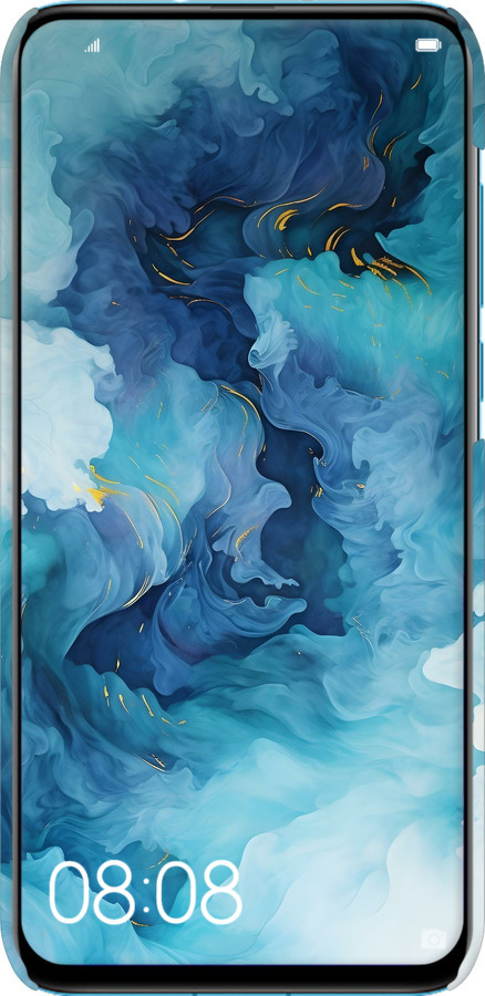 3D пластиковий матовий чехол Акварель для Huawei Nova 4 - 6320m-1632 изображение 