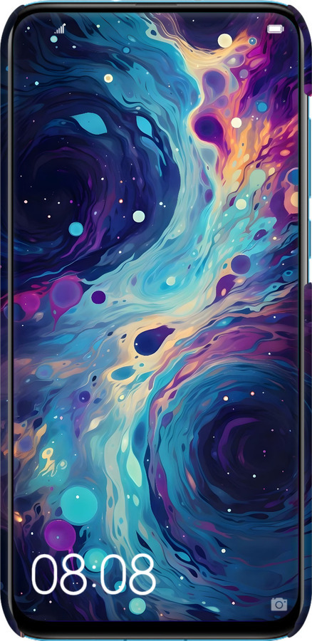 3D пластиковий матовий чехол Арт акварель для Huawei Nova 4 - 6329m-1632 изображение 