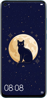 Силиконовый чехол Cute Cat Celestial/Witchy для Huawei Nova 4 - 6787u-1632 изображение 