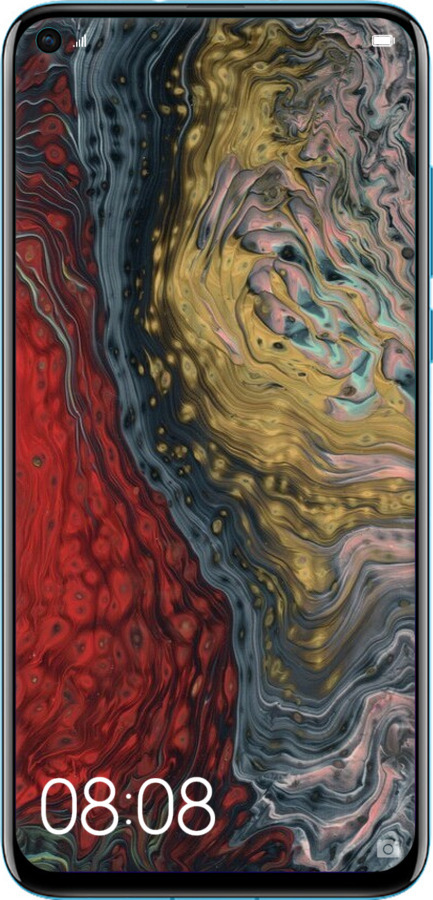 Силиконовый чехол С изображением абстрактной живописи для Huawei Nova 4 - 6530u-1632 изображение 
