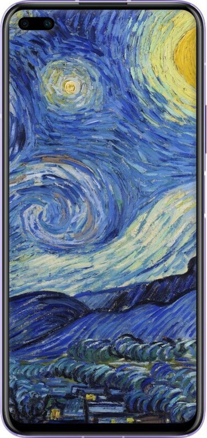 Силіконовий чехол «Зоряна ніч» Вінсента Ван Гога для Huawei Nova 6 - 6433u-1821 изображение 