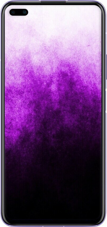 Силиконовый чехол Абстрактная композиция в фиолетовых тонах для Huawei Nova 6 - 6478u-1821 изображение 