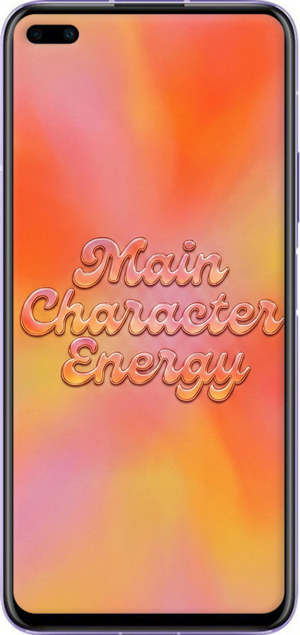 Силіконовий чехол Aura Gradient Main Character Energy Aesthetic Y2K для Huawei Nova 6 - 6783u-1821 изображение 