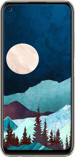 TPU чехол Горная идиллия ночной пейзаж для Huawei P40 Lite - 6488b-1887 изображение 