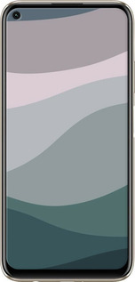 TPU чехол С фиолетовым и бирюзовым ретро-стилем и волнами для Huawei P40 Lite - 6533b-1887 изображение 