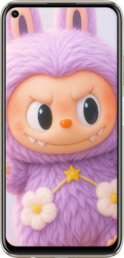 TPU чехол Лабубу для Huawei Nova 6SE - 6708b-1823 изображение 