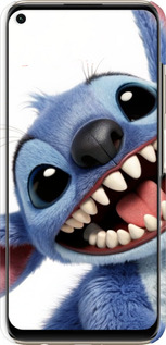 3D пластиковий глянцевий чехол Стіч для Huawei Nova 6SE - 6684c-1823 изображение 