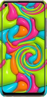 3D пластиковый матовый чехол Y2K Jelly Dream для Huawei P40 Lite - 6780m-1887 изображение 