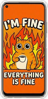 Силіконовий протиударний с посиленими кутами чехол Funny Cat для Huawei Nova 6SE - 6786sp-1823 изображение 