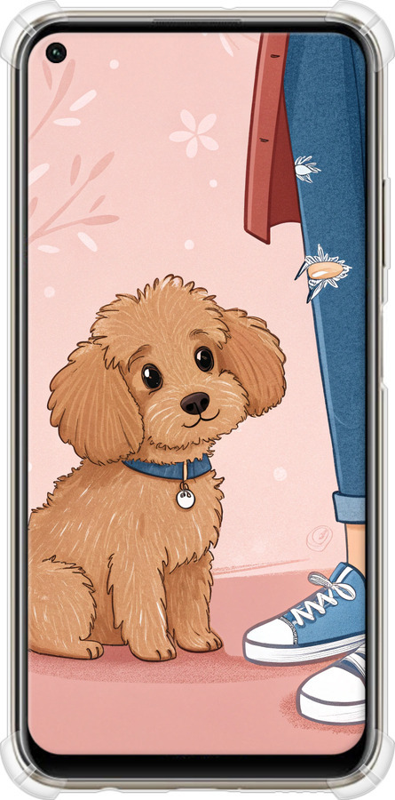 Силикон с усиленными углами чехол Мальтипу 3 для Huawei P40 Lite - 6706sp-1887 изображение 