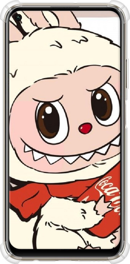 Силіконовий протиударний с посиленими кутами чехол № 6738 для Huawei P40 Lite - 6738sp-1887 изображение 