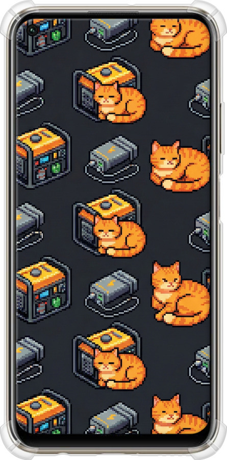 Силикон с усиленными углами чехол Autonomous Zone для Huawei P40 Lite - 6771sp-1887 изображение 