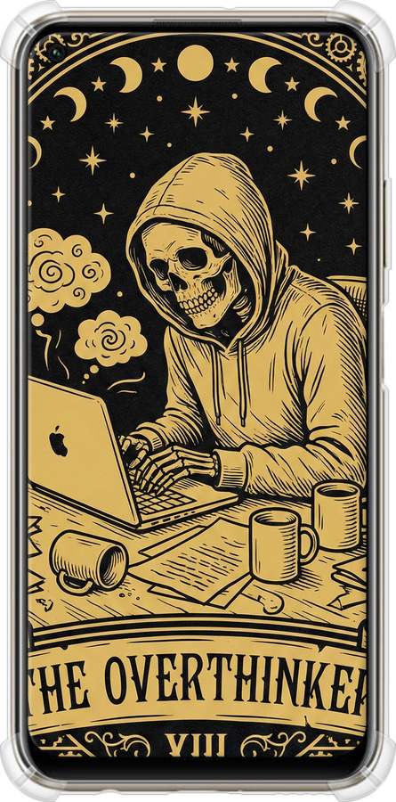 Силикон с усиленными углами чехол The Overthinker для Huawei P40 Lite - 6774sp-1887 изображение 