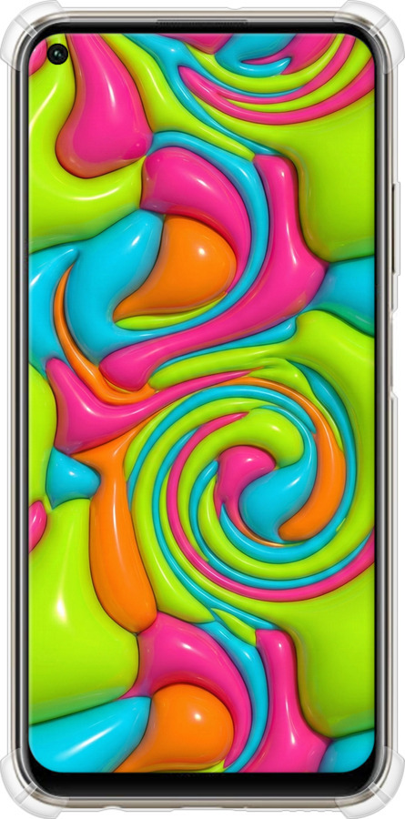 Силикон с усиленными углами чехол Y2K Jelly Dream для Huawei Nova 6SE - 6780sp-1823 изображение 