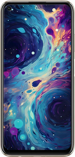 Силиконовый чехол Арт акварель для Huawei P40 Lite - 6329u-1887 изображение 