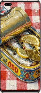 Силиконовый чехол Vintage Sardine Tin Phone для Huawei Nova 8 Pro - 6772u-2246 изображение 