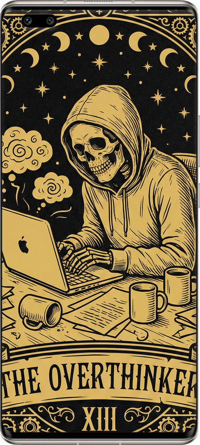 Силиконовый чехол The Overthinker для Huawei Nova 8 Pro - 6774u-2246 изображение 