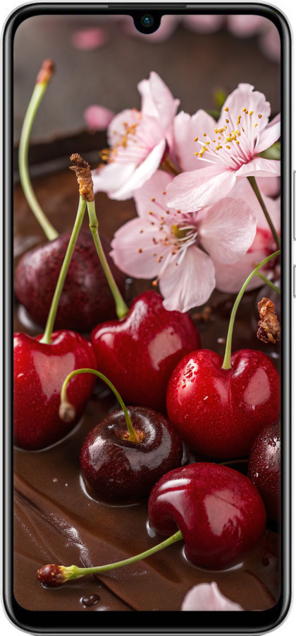 Силіконовий чехол Вишня у шоколаді для Huawei Nova 8 SE - 6698u-2126 изображение 