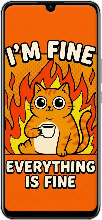 Силіконовий чехол Funny Cat для Huawei Nova 8 SE - 6786u-2126 изображение 