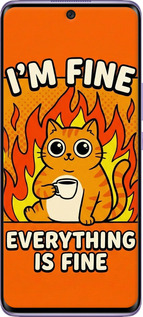 Силіконовий чехол Funny Cat для Huawei Nova 8 - 6786u-2245 изображение 