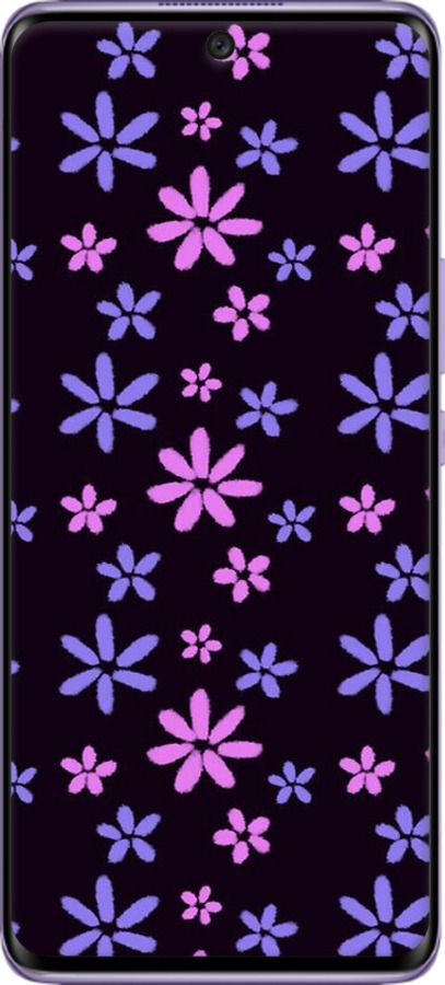 Силиконовый чехол с  цветами для Huawei Nova 8 - 6258u-2245 изображение 