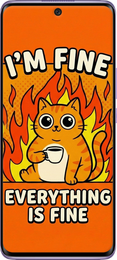 Силіконовий чехол Funny Cat для Huawei Nova 8 - 6786u-2245 изображение 