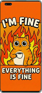 Силиконовый чехол Funny Cat для Huawei Nova 9 Pro - 6786u-2503 изображение 