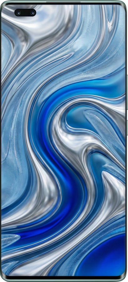 Силіконовий чехол Liquid Chrome для Huawei Nova 9 Pro - 6781u-2503 изображение 