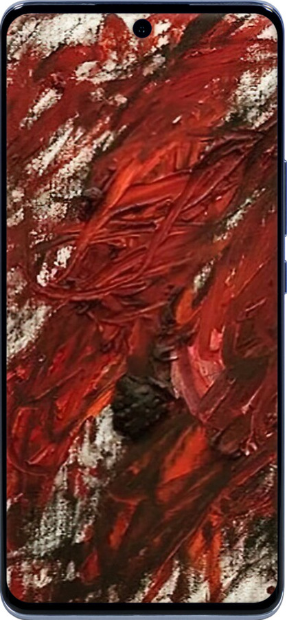 Силіконовий чехол Абстрактна композиція в червоних тонах для Huawei Nova 9 - 6541u-2504 изображение 