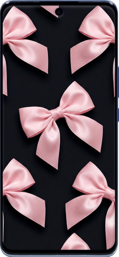 Силиконовый чехол Coquette Ribbons Dark Coquette для Huawei Nova 9 - 6767u-2504 изображение 
