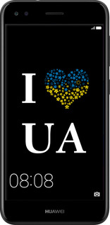 TPU чехол I love UA для Huawei Nova Lite 2017 - 1112b-1400 изображение 
