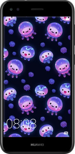 TPU чехол № 5414 для Huawei Nova Lite 2017 - 5414b-1400 изображение 