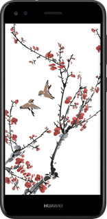 TPU чехол Сакура v2 для Huawei Nova Lite 2017 - 5538b-1400 изображение 