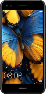 TPU чехол Желто-голубые бабочки для Huawei Nova Lite 2017 - 6046b-1400 изображение 