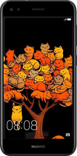 TPU чехол Дерево и котики для Huawei Nova Lite 2017 - 6516b-1400 изображение 