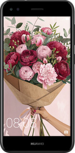 TPU чехол Пионы 1 для Huawei Nova Lite 2017 - 6705b-1400 изображение 