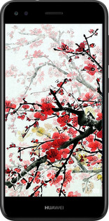 TPU чехол Цветущий куст для Huawei Nova Lite 2017 - 831b-1400 изображение 