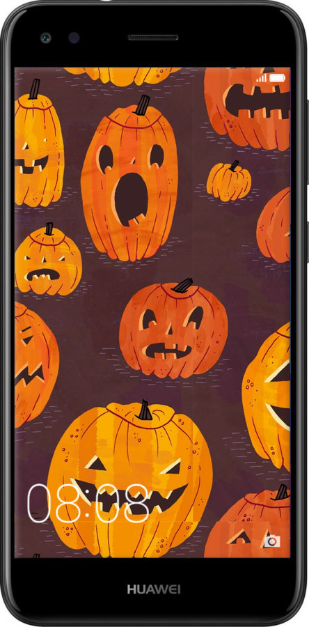 TPU чехол Гарбузи на Хелловін для Huawei Nova Lite 2017 - 233b-1400 изображение 