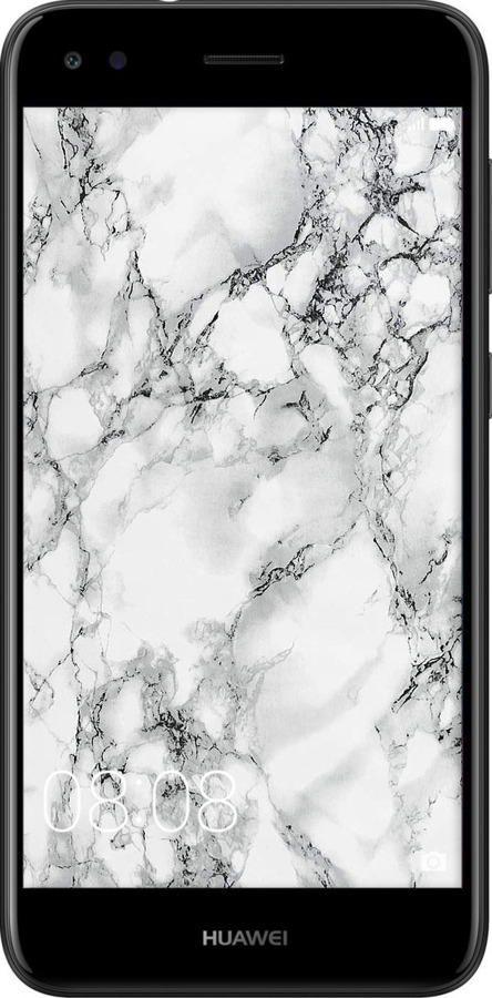 TPU чехол Мрамор белый для Huawei Nova Lite 2017 - 4480b-1400 изображение 