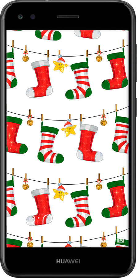 TPU чехол Новорічний 9 для Huawei Nova Lite 2017 - 4622b-1400 изображение 
