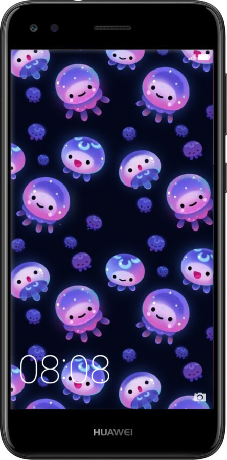 TPU чехол № 5414 для Huawei Nova Lite 2017 - 5414b-1400 изображение 
