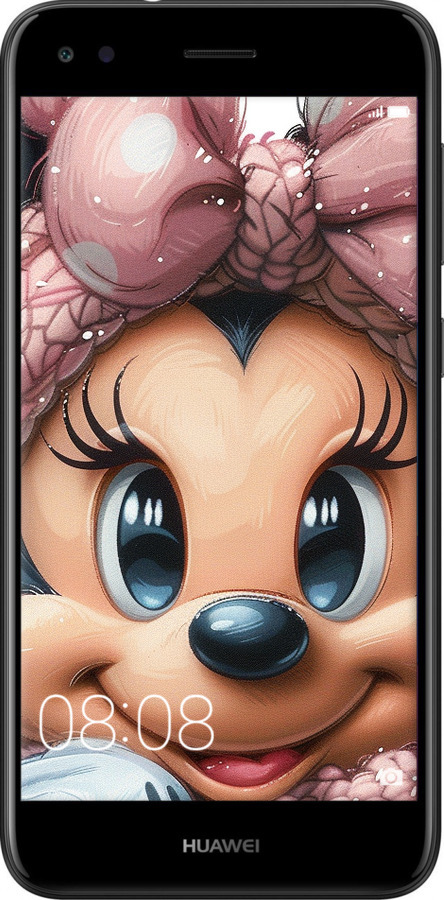 TPU чехол Минни Маус с бантиком для Huawei Nova Lite 2017 - 6055b-1400 изображение 