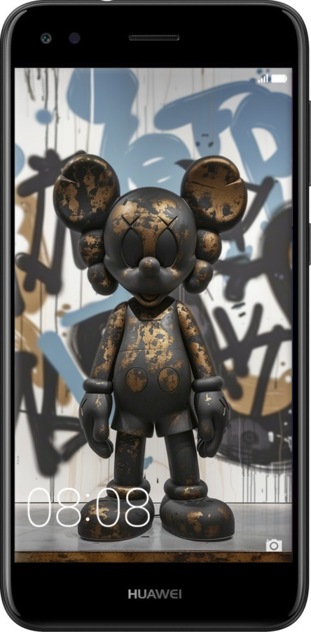 TPU чехол Bronze kaws v2 для Huawei Nova Lite 2017 - 6098b-1400 изображение 