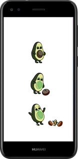 Силіконовий чехол Авокадо 1 для Huawei Nova Lite 2017 - 4857u-1400 изображение 