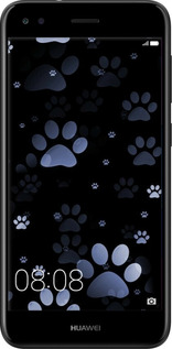 2D пластиковий чехол З синіми відбитками лап для Huawei Nova Lite 2017 - 6441t-1400 изображение 